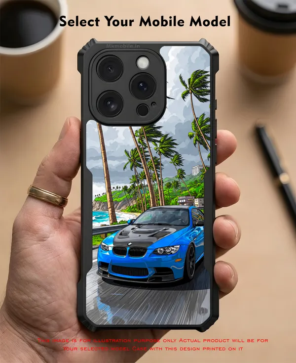 Sports_Car_On_Street__Design_Printed_Bumper_Glossy_Back_Case_Cover_With_Camera_Protection_Mk000229_Ip
