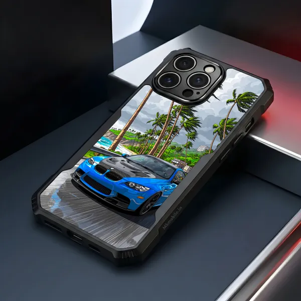 Sports_Car_On_Street__Design_Printed_Bumper_Glossy_Back_Case_Cover_With_Camera_Protection_Mk000229_Ip