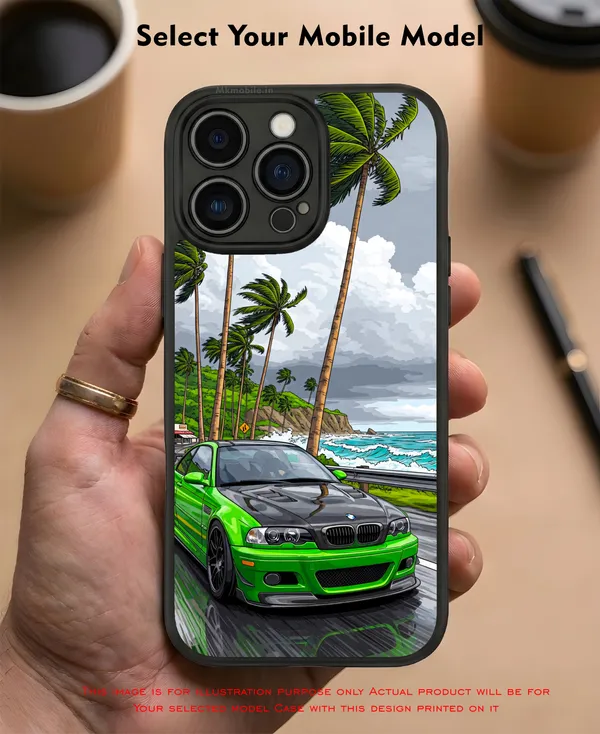 Sports_Car_On_Street__Design_Printed_Premium_Glossy_Back_Case_Cover_With_Camera_Protection_Mk000230_Bx