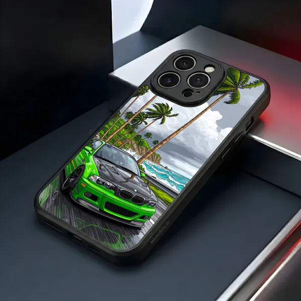 Sports_Car_On_Street__Design_Printed_Premium_Glossy_Back_Case_Cover_With_Camera_Protection_Mk000230_Bx