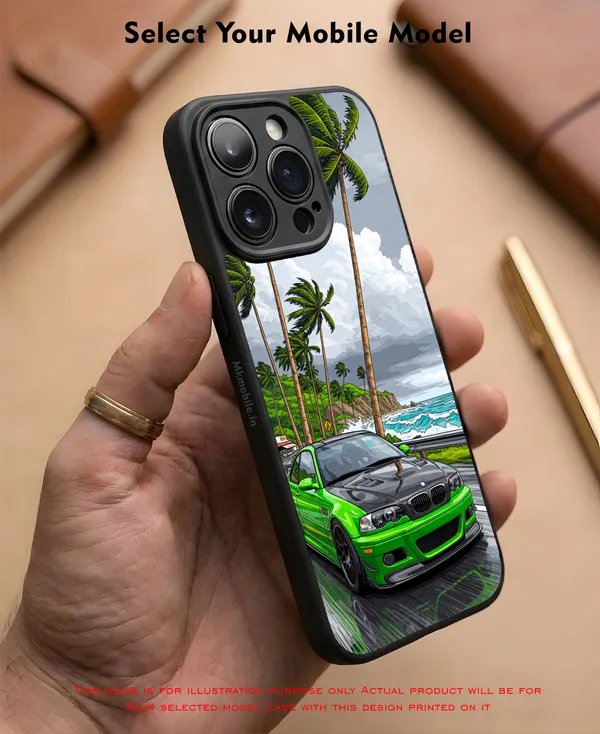 Sports_Car_On_Street__Design_Printed_Premium_Glossy_Back_Case_Cover_With_Camera_Protection_Mk000230_Bx