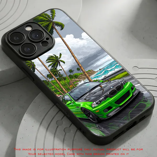 Sports_Car_On_Street__Design_Printed_Premium_Glossy_Back_Case_Cover_With_Camera_Protection_Mk000230_Bx