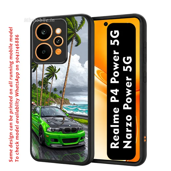 Sports_Car_On_Street_Design_Printed_Premium_Glossy_Back_Case_Cover_With_Camera_Protection_For_Realme_P4_Power_5G_/_Narzo_Power_5G_Mk000230_Bx