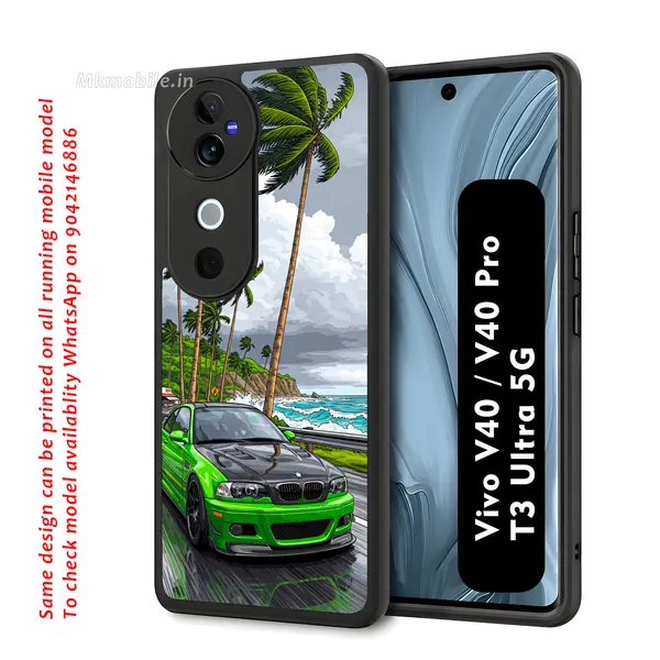 Sports_Car_On_Street_Design_Printed_Premium_Glossy_Back_Case_Cover_With_Camera_Protection_For_Vivo_V40_5G_/_V40_Pro_5G_/_T3_Ultra_5G_Mk000230_Bx