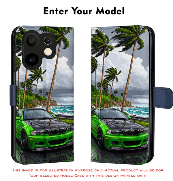 Sports_Car_On_Street__Design_Printed_Flip_Case_Cover_With_Camera_Protection_Mk000230_Fcuv