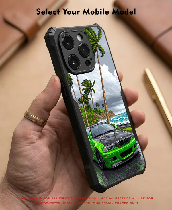 Sports_Car_On_Street__Design_Printed_Bumper_Glossy_Back_Case_Cover_With_Camera_Protection_Mk000230_Ip