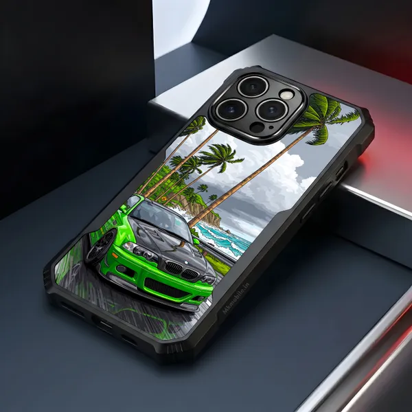 Sports_Car_On_Street__Design_Printed_Bumper_Glossy_Back_Case_Cover_With_Camera_Protection_Mk000230_Ip