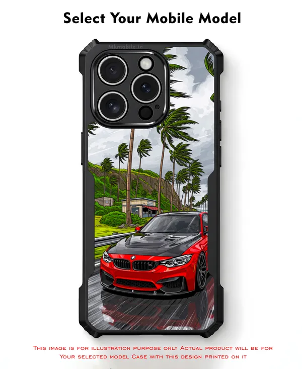 Sports_Car_On_Street__Design_Printed_Bumper_Glossy_Back_Case_Cover_With_Camera_Protection_Mk000231_Ip