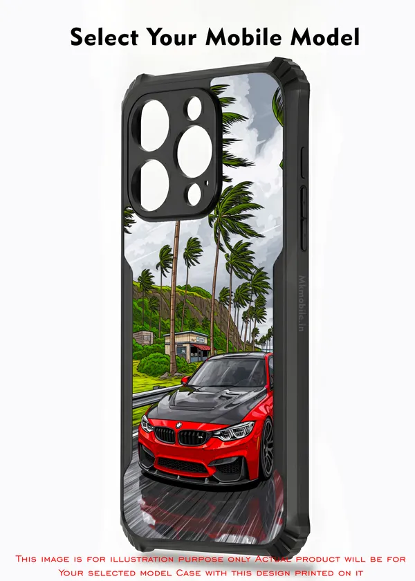 Sports_Car_On_Street__Design_Printed_Bumper_Glossy_Back_Case_Cover_With_Camera_Protection_Mk000231_Ip