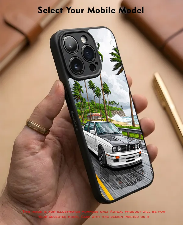 Sports_Car_On_Street__Design_Printed_Premium_Glossy_Back_Case_Cover_With_Camera_Protection_Mk000232_Bx