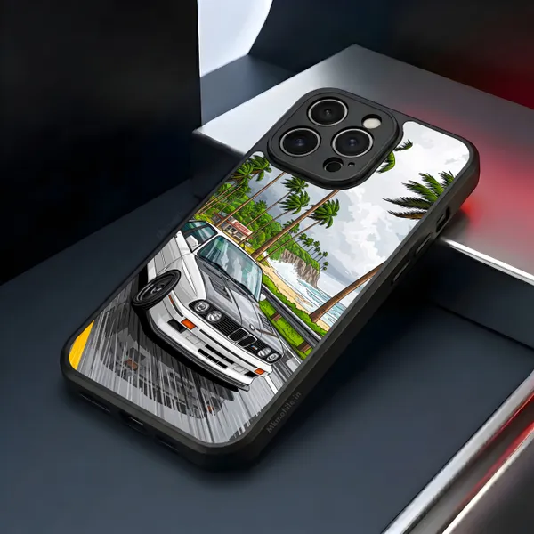 Sports_Car_On_Street__Design_Printed_Premium_Glossy_Back_Case_Cover_With_Camera_Protection_Mk000232_Bx