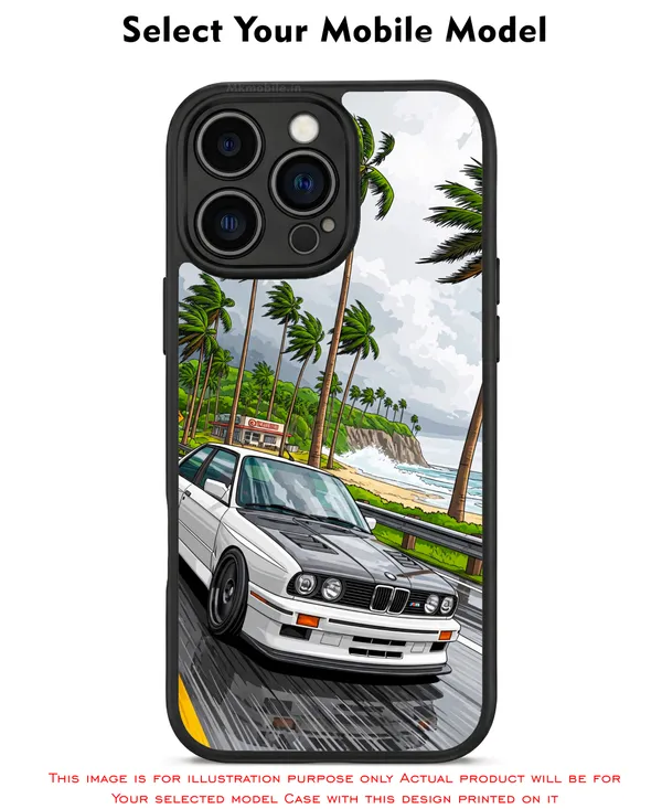 Sports_Car_On_Street__Design_Printed_Premium_Glossy_Back_Case_Cover_With_Camera_Protection_Mk000232_Bx