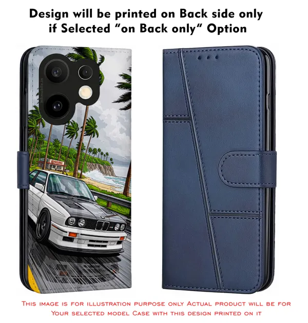 Sports_Car_On_Street__Design_Printed_Flip_Case_Cover_With_Camera_Protection_Mk000232_Fcuv