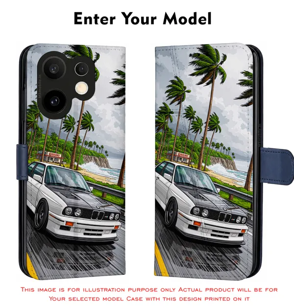 Sports_Car_On_Street__Design_Printed_Flip_Case_Cover_With_Camera_Protection_Mk000232_Fcuv