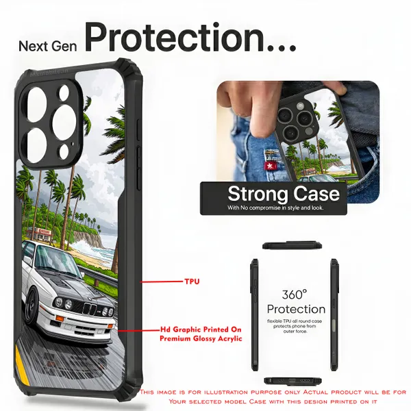Sports_Car_On_Street__Design_Printed_Bumper_Glossy_Back_Case_Cover_With_Camera_Protection_Mk000232_Ip
