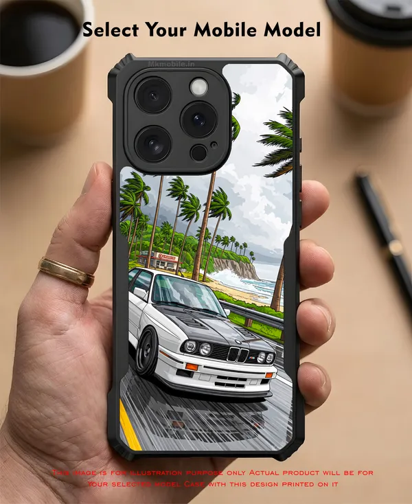 Sports_Car_On_Street__Design_Printed_Bumper_Glossy_Back_Case_Cover_With_Camera_Protection_Mk000232_Ip