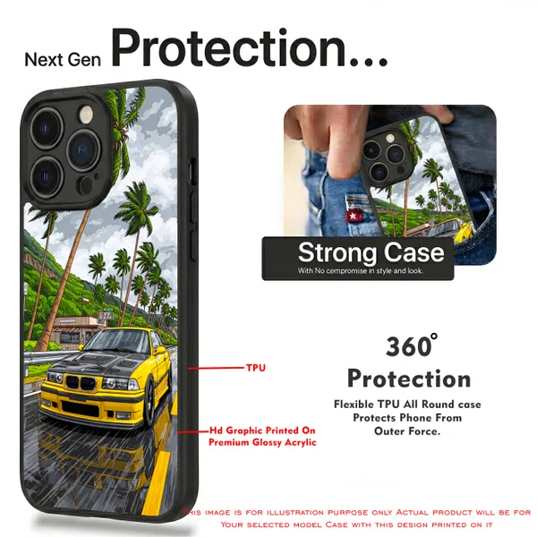 Sports_Car_On_Street__Design_Printed_Premium_Glossy_Back_Case_Cover_With_Camera_Protection_Mk000233_Bx
