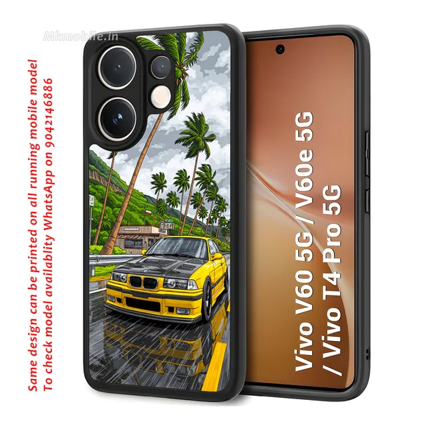 Sports_Car_On_Street_Design_Printed_Premium_Glossy_Back_Case_Cover_With_Camera_Protection_For_Vivo_V60_5G_/_V60e_/_T4_Pro_5G_Mk000233_Bx