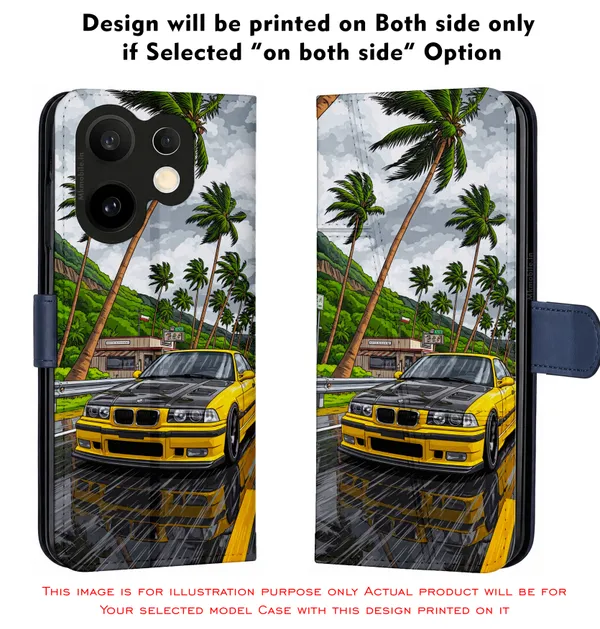 Sports_Car_On_Street__Design_Printed_Flip_Case_Cover_With_Camera_Protection_Mk000233_Fcuv