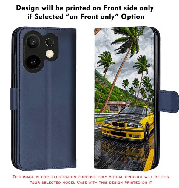 Sports_Car_On_Street__Design_Printed_Flip_Case_Cover_With_Camera_Protection_Mk000233_Fcuv
