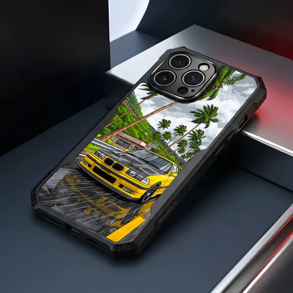 Sports_Car_On_Street__Design_Printed_Bumper_Glossy_Back_Case_Cover_With_Camera_Protection_Mk000233_Ip