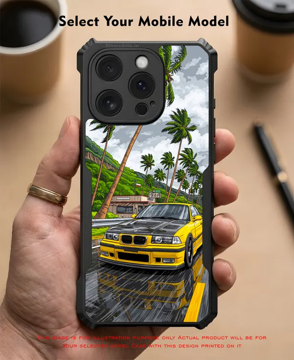 Sports_Car_On_Street__Design_Printed_Bumper_Glossy_Back_Case_Cover_With_Camera_Protection_Mk000233_Ip