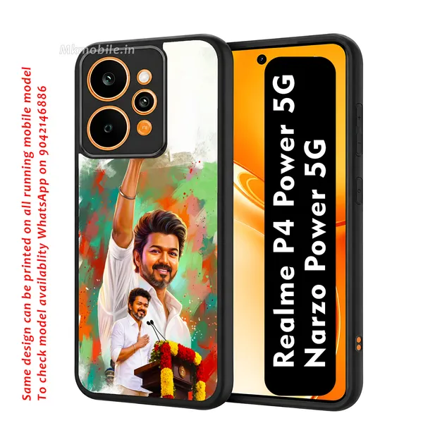 Tvk_Cm_C_Joseph_Vijay_Thalapathy_Design_Printed_Premium_Glossy_Back_Case_Cover_With_Camera_Protection_For_Realme_P4_Power_5G_/_Narzo_Power_5G_Mk000234_Bx