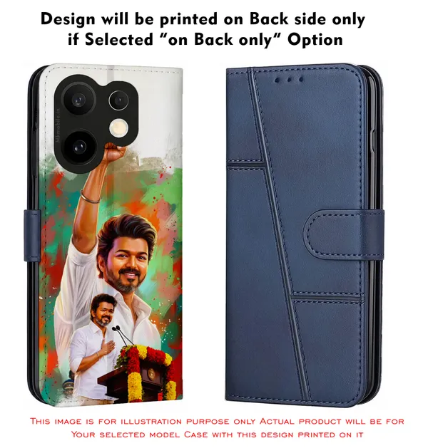 Tvk_Cm_C_Joseph_Vijay_Thalapathy_Design_Printed_Flip_Case_Cover_With_Camera_Protection_Mk000234_Fcuv