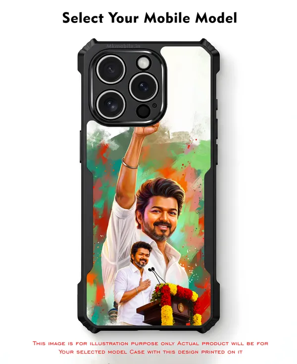 Tvk_Cm_C_Joseph_Vijay_Thalapathy_Design_Printed_Bumper_Glossy_Back_Case_Cover_With_Camera_Protection_Mk000234_Ip