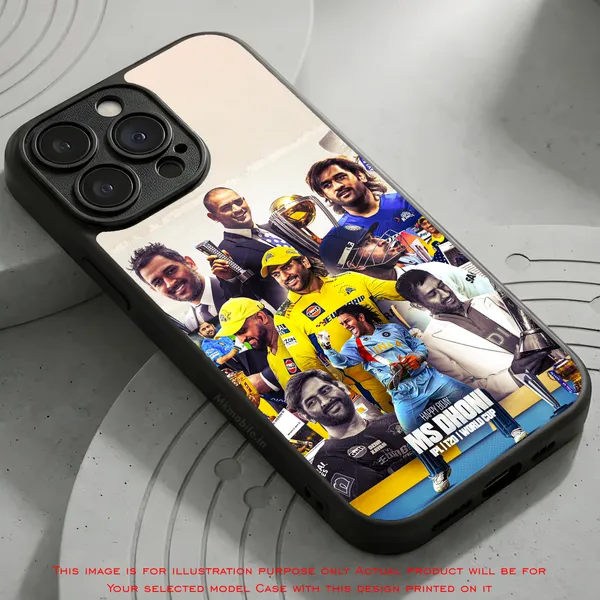 Cricket_Player_Dhoni_Collage_Design_Printed_Premium_Glossy_Back_Case_Cover_With_Camera_Protection_Mk000241_Bx
