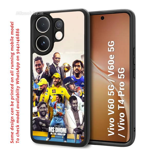 Cricket_Player_Dhoni_Collage_Design_Printed_Premium_Glossy_Back_Case_Cover_With_Camera_Protection_For_Vivo_V60_5G_/_V60e_/_T4_Pro_5G_Mk000241_Bx