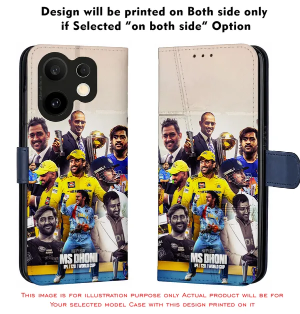 Cricket_Player_Dhoni_Collage_Design_Printed_Flip_Case_Cover_With_Camera_Protection_Mk000241_Fcuv