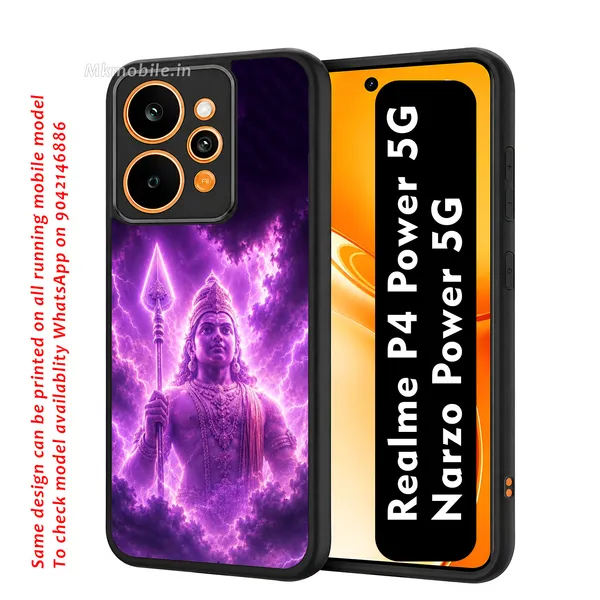 Lord_Muruga_On_Purple_Sky_Design_Printed_Premium_Glossy_Back_Case_Cover_With_Camera_Protection_For_Realme_P4_Power_5G_/_Narzo_Power_5G_Mk000248_Bx