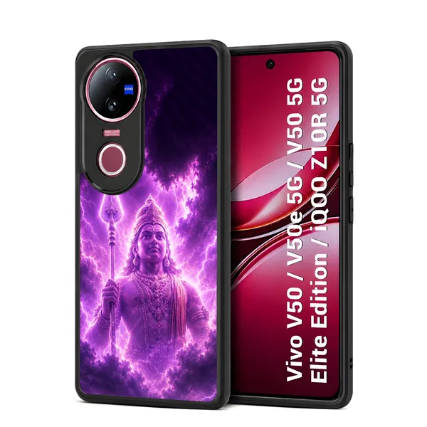 Lord_Muruga_On_Purple_Sky_Design_Printed_Premium_Glossy_Back_Case_Cover_With_Camera_Protection_For_Vivo_V50_/_V50e_/_V50_5g_Elite_Edition_/_iQOO_Z10r_5g_Mk000248_Bx