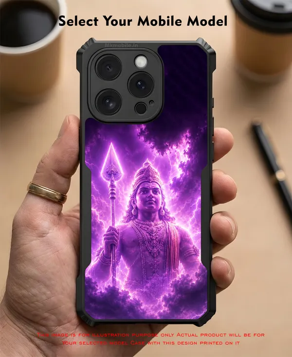 Lord_Muruga_On_Purple_Sky_Design_Printed_Bumper_Glossy_Back_Case_Cover_With_Camera_Protection_Mk000248_Ip