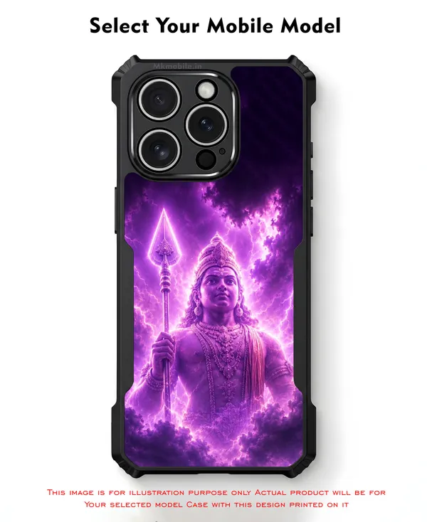 Lord_Muruga_On_Purple_Sky_Design_Printed_Bumper_Glossy_Back_Case_Cover_With_Camera_Protection_Mk000248_Ip