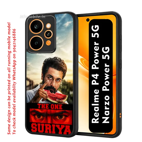 Tamil_Actor_Suriya_The_One_Watermelon_Pose_Design_Printed_Premium_Glossy_Back_Case_Cover_With_Camera_Protection_For_Realme_P4_Power_5G_/_Narzo_Power_5G_Mk000252_Bx