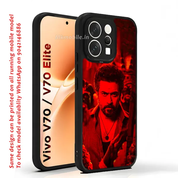 Tamil_Actor_Suriya_Karuppu_Movie_Look_Design_Printed_Premium_Glossy_Back_Case_Cover_With_Camera_Protection_For_Vivo_V70_5G_/_V70_5G_Elite_Mk000259_Bx