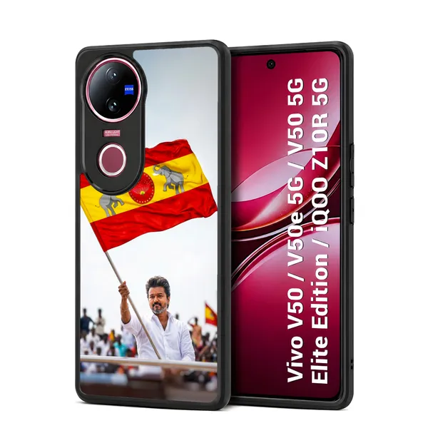 Thalapathy_Vijay_Tvk_Flag_Design_Printed_Premium_Glossy_Back_Case_Cover_With_Camera_Protection_For_Vivo_V50_/_V50e_/_V50_5g_Elite_Edition_/_iQOO_Z10r_5g_Mk000260_Bx