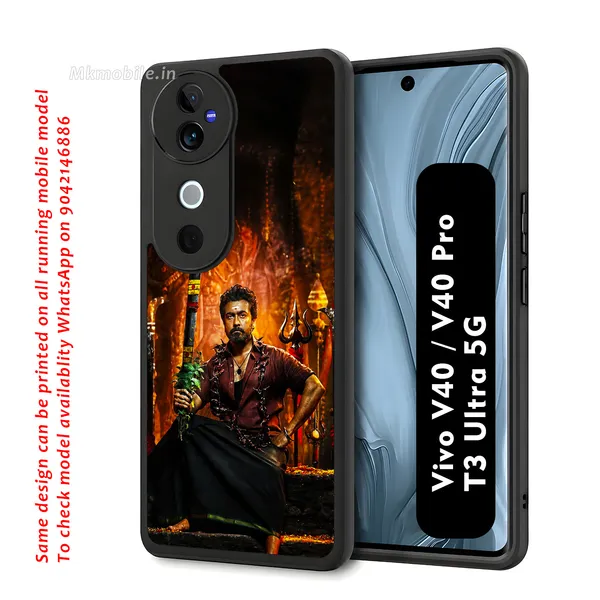 Tamil_Actor_Suriya_Karuppu_Movie_Look_Design_Printed_Premium_Glossy_Back_Case_Cover_With_Camera_Protection_For_Vivo_V40_5G_/_V40_Pro_5G_/_T3_Ultra_5G_Mk000261_Bx