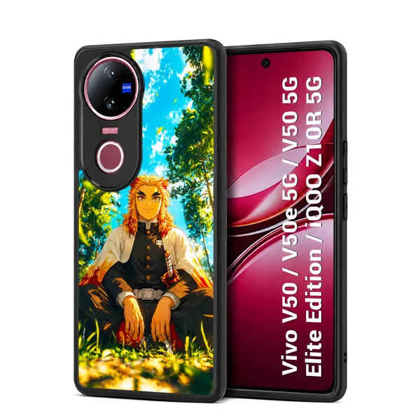 Character_Kyojuro_Rengoku_From_The_Anime_Demon_Slayer_Design_Printed_Premium_Glossy_Back_Case_Cover_With_Camera_Protection_For_Vivo_V50_/_V50e_/_V50_5g_Elite_Edition_/_iQOO_Z10r_5g_Mk000264_Bx
