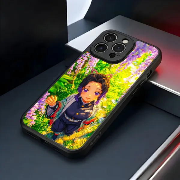 Character_Shinobu_Koch_From_The_Anime_Demon_Slayer_Design_Printed_Premium_Glossy_Back_Case_Cover_With_Camera_Protection_Mk000266_Bx