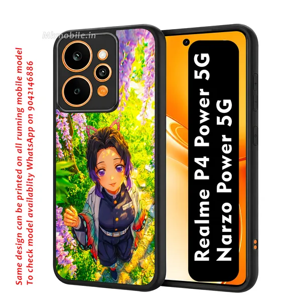 Character_Shinobu_Koch_From_The_Anime_Demon_Slayer_Design_Printed_Premium_Glossy_Back_Case_Cover_With_Camera_Protection_For_Realme_P4_Power_5G_/_Narzo_Power_5G_Mk000266_Bx