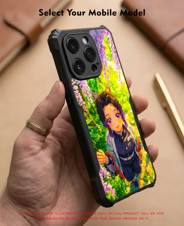 Character_Shinobu_Koch_From_The_Anime_Demon_Slayer_Design_Printed_Bumper_Glossy_Back_Case_Cover_With_Camera_Protection_Mk000266_Ip