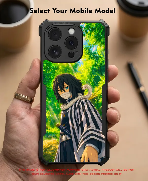Character_Obanai_Iguro_From_The_Anime_Series_Demon_Slayer_Design_Printed_Bumper_Glossy_Back_Case_Cover_With_Camera_Protection_Mk000268_Ip