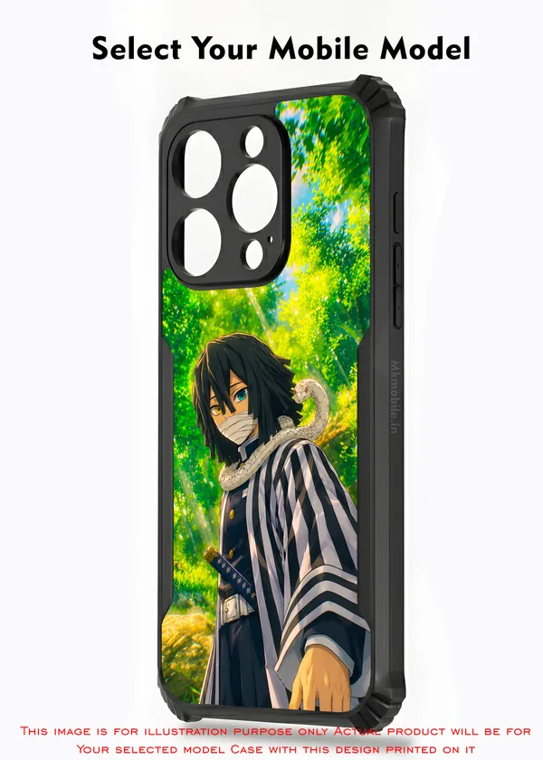 Character_Obanai_Iguro_From_The_Anime_Series_Demon_Slayer_Design_Printed_Bumper_Glossy_Back_Case_Cover_With_Camera_Protection_Mk000268_Ip