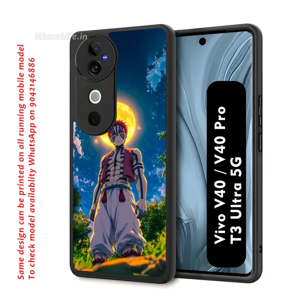 Character_Akaza_From_The_Demon_Slayer_Design_Printed_Premium_Glossy_Back_Case_Cover_With_Camera_Protection_For_Vivo_V40_5G_/_V40_Pro_5G_/_T3_Ultra_5G_Mk000269_Bx