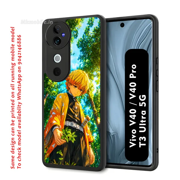 Character_Zenitsu_Agatsuma_From_The_Anime_Demon_Slayer_Design_Printed_Premium_Glossy_Back_Case_Cover_With_Camera_Protection_For_Vivo_V40_5G_/_V40_Pro_5G_/_T3_Ultra_5G_Mk000272_Bx