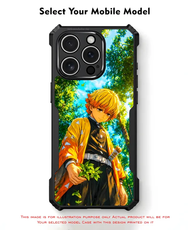Character_Zenitsu_Agatsuma_From_The_Anime_Demon_Slayer_Design_Printed_Bumper_Glossy_Back_Case_Cover_With_Camera_Protection_Mk000272_Ip