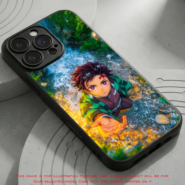 Character_Tanjiro_Kamado_From_The_Anime_Demon_Slayer_Design_Printed_Premium_Glossy_Back_Case_Cover_With_Camera_Protection_Mk000273_Bx